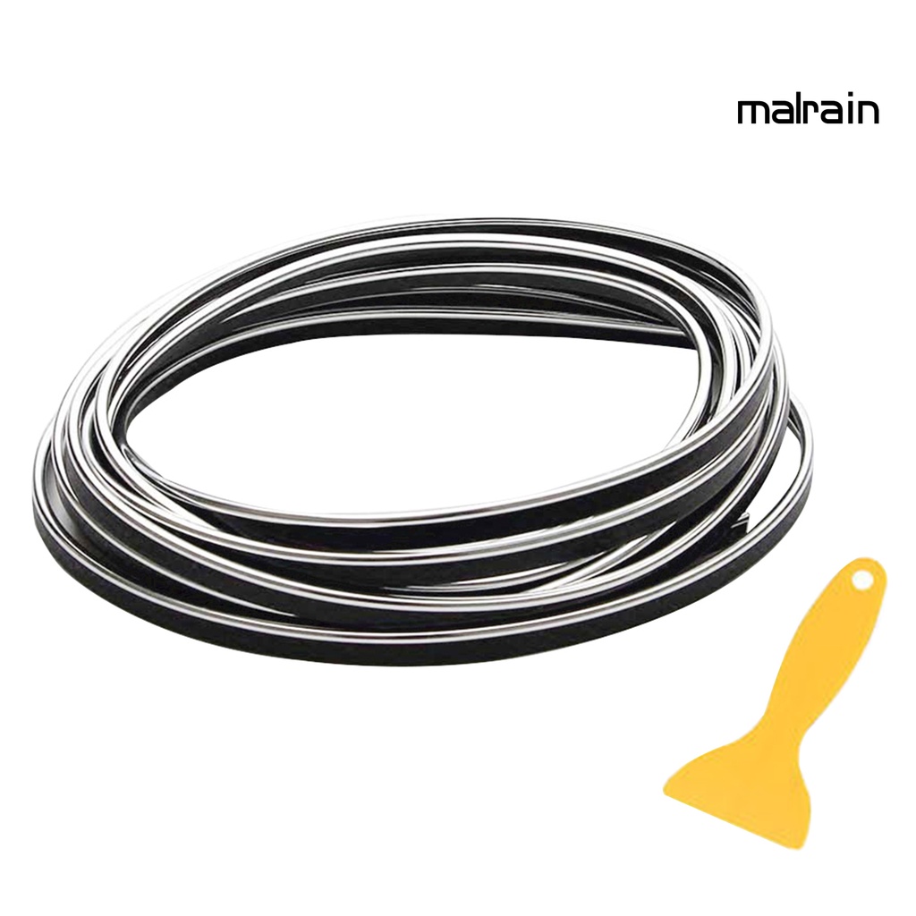 Dây Dán Trang Trí Nội Thất Xe Hơi Bằng Crom Dài 5m Tiện Dụng