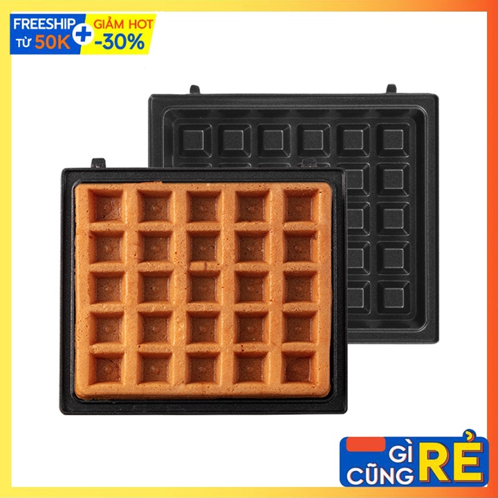 Bộ khuôn lẻ hình bánh tổ ong, bánh waffle cho máy Torsom