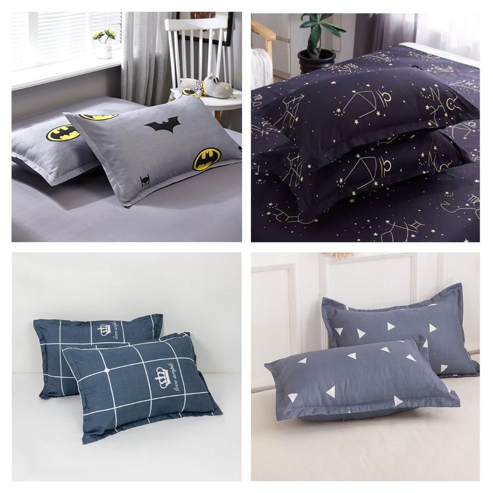 Vỏ gối nằm Sunzin chất poly cotton mịn mát - Kích thước 45x65cm
