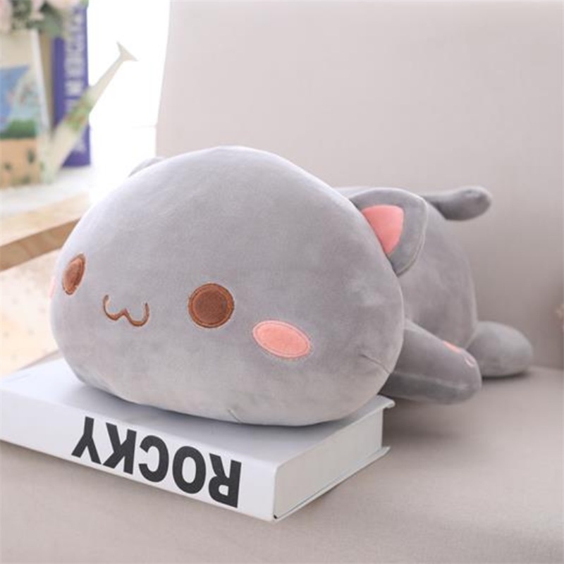 Gấu bông Mèo Nhồi Bông Đang Nằm Dễ Thương