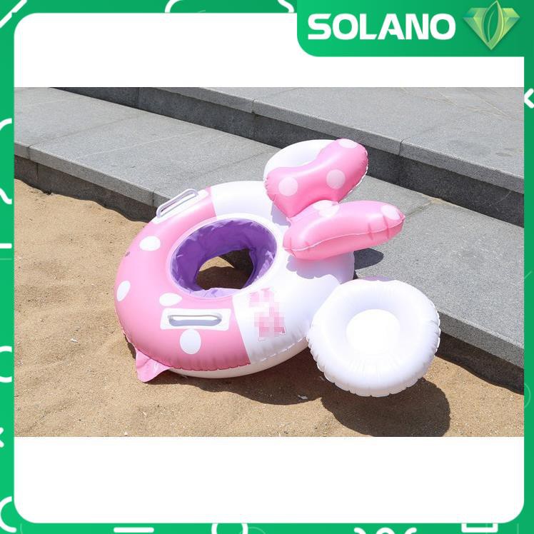 Phao Bơi Cho Bé SOLANO Phao Bơi Trẻ Em Xỏ Chân Chống Lật An Toàn Bơi Lội Họa Tiết Mickey SS-001188