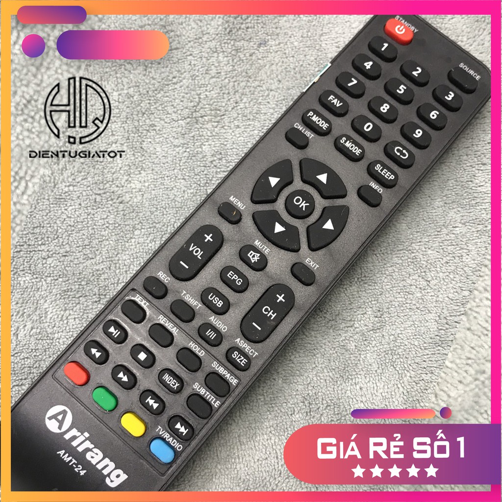 - BH 3 THÁNG - Remote điều khiển TV ARIRANG LCD/LED