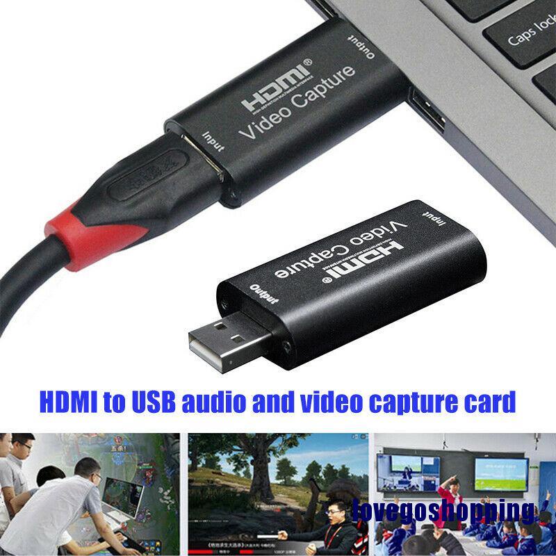Thẻ thu video USB HD sang Type-C USB C USB 3.0 1080P với đầu ra HDMI