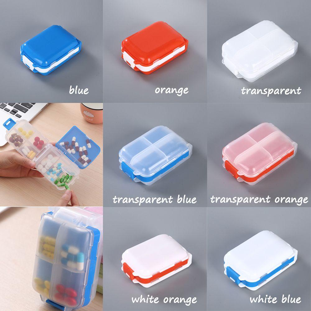 Hộp Đựng Thuốc 8 Ngăn Tiện Lợi Khi Đi Du Lịch Ốp