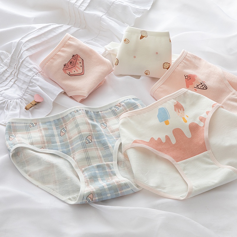 Quần lót nữ hoạt hình, Quần lót cotton mềm mịn, cạp vừa tôn dáng SAVILL L211