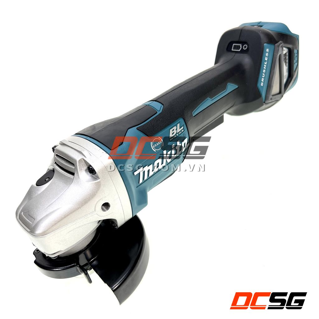 Máy mài góc 100mm dùng pin 18V Makita DGA417Z (công tắc bóp) | DCSG