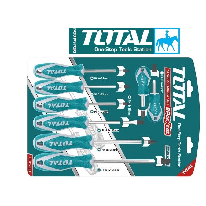 Total Bộ 8 tua vít CR-V THT250608