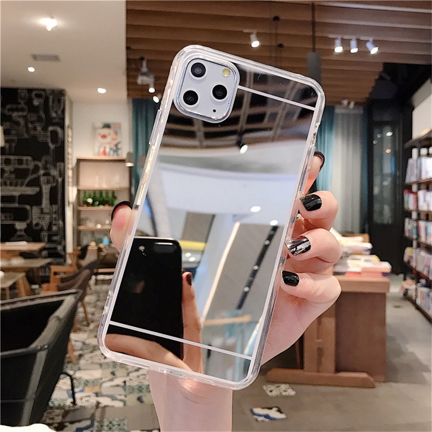 🌈Ready Stock🎁 Ốp điện thoại mềm tráng gương lấp lánh cho IPhone 11 Pro Max 2019 XR XS Max X 7 8 6 6s Plus