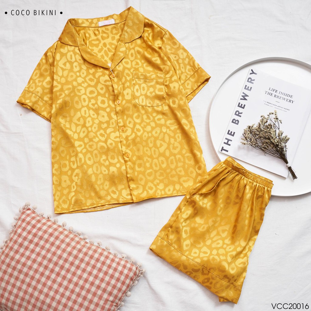 𝑪𝑶𝑪𝑶 𝑩𝑰𝑲𝑰𝑵𝑰 Bộ Đồ Ngủ - Đồ Mặc Nhà Lụa Gấm ( VCC20016 ) | BigBuy360 - bigbuy360.vn