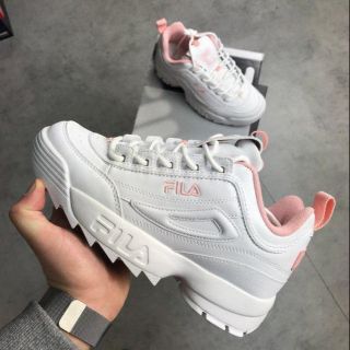 Giày Fila Disruptor 2 chính hãng màu trắng hồng