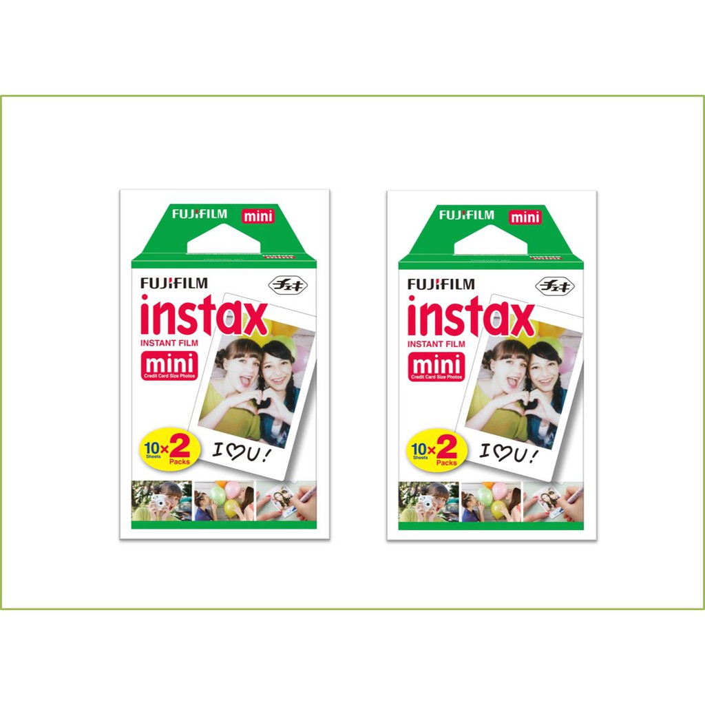 Combo 2 Hộp Giấy Ảnh Lấy Ngay Fujifilm Instax Mini Instant Film