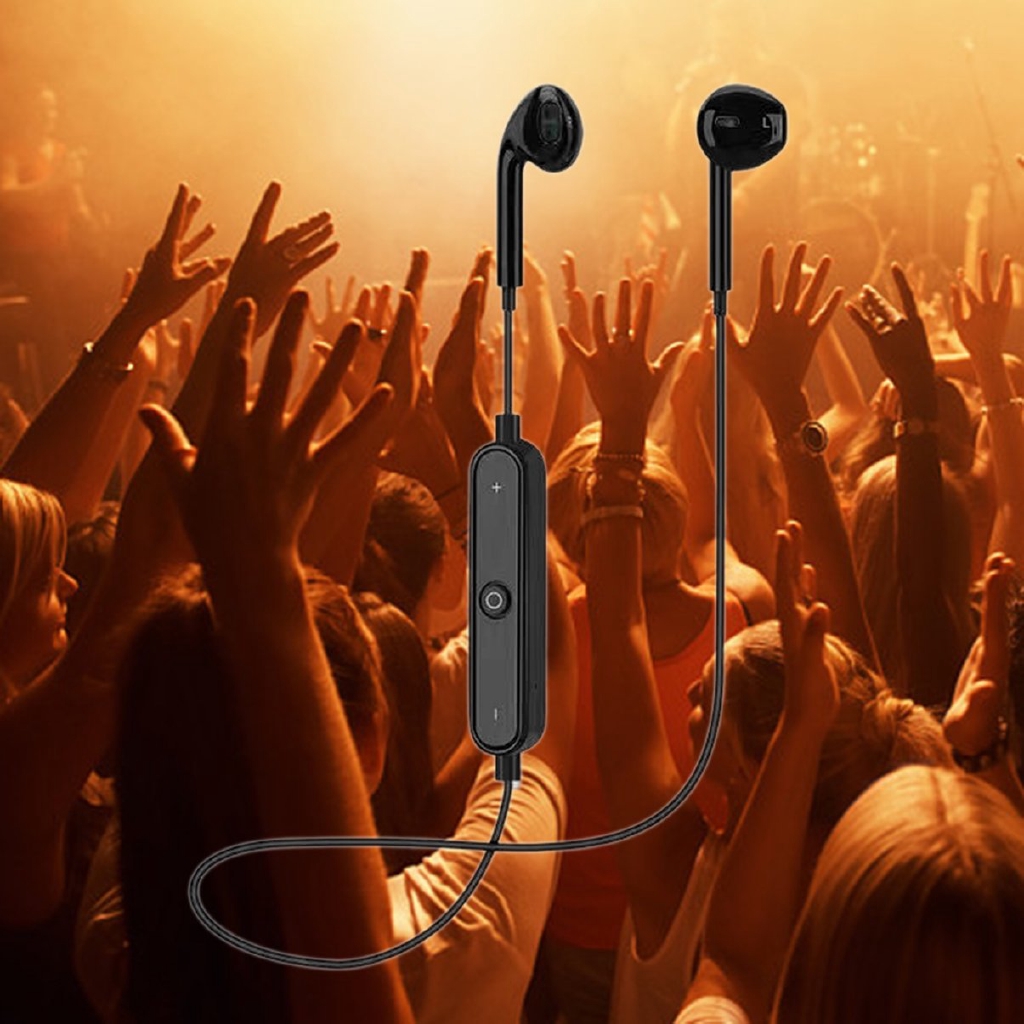 Tai Nghe Bluetooth Không Dây Âm Thanh Stereo Kiểu Dáng Thể Thao Cho Iphone Samsung | BigBuy360 - bigbuy360.vn