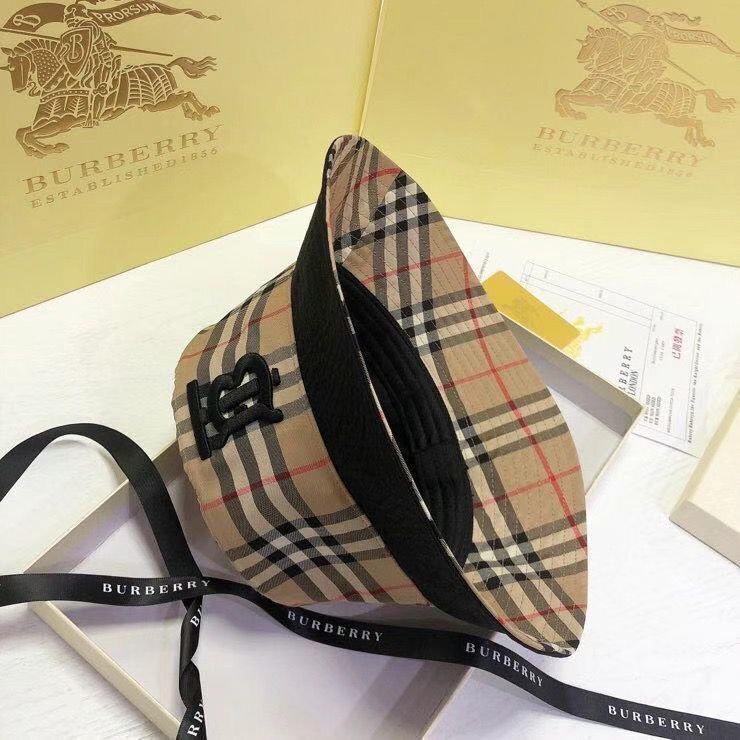 Nón Tai Bèo Chống Nắng Họa Tiết Caro Burberry Kiểu Cổ Điển Anh Thời Trang Xuân Thu Cho Nam Và Nữ