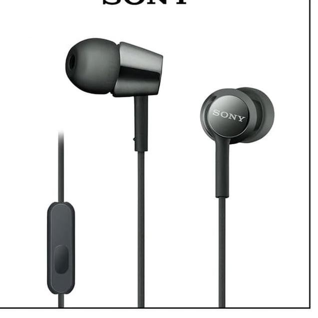 Tai Nghe Sony Mdr-Ex155Ap / B Có Mic Màu Đen