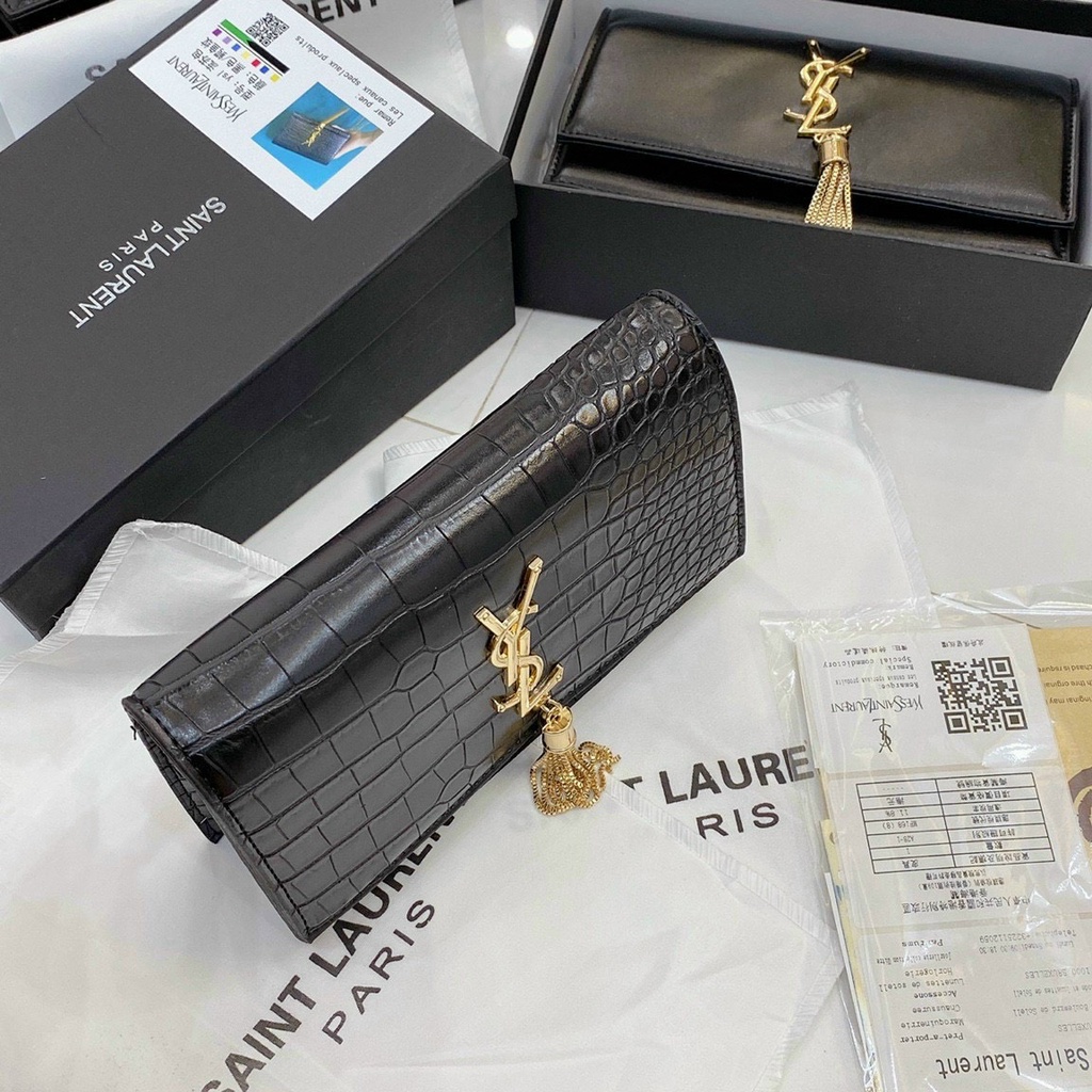 Túi đeo chéo Y.S.L size 21 hàng fullbox nguyên seal, túi vải hãng