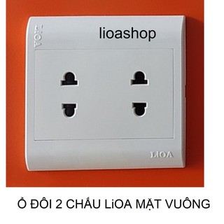 Ổ ĐÔI 2 CHẤU LiOA MẶT VUÔNG.