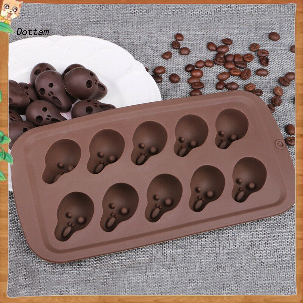 [Dt] Reusable Chocolate Mold Holiday Chocolate Cake Mould Heat Resistant for Party