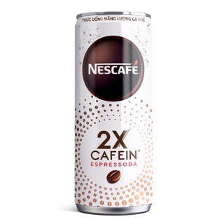 Thức uống năng lượng cà phê NESCAFE ESPRES SODA - lon * 330ml