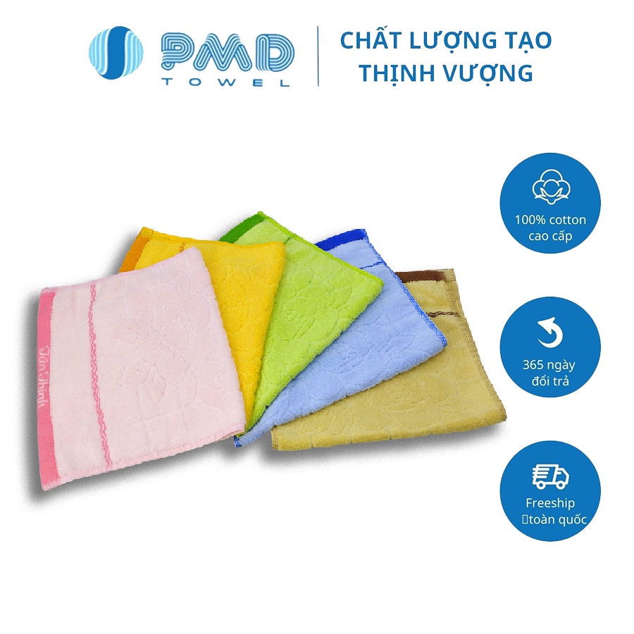 Khăn mặt giá rẻ cotton bông nở cực mềm êm nhẹ thấm nước tốt không phai màu sổ lông thích hợp gia đình