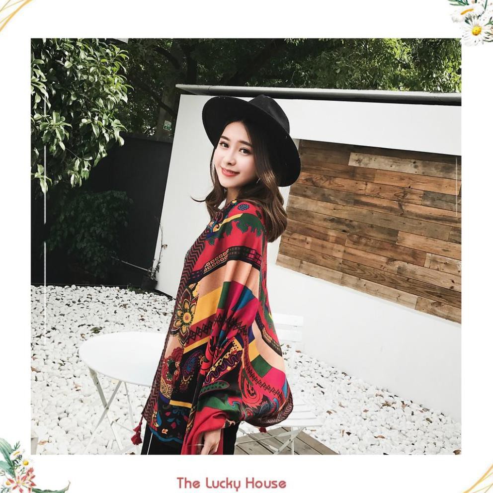 Khăn choàng đa năng đi biển chống nắng phong cách trẻ trung SKC01