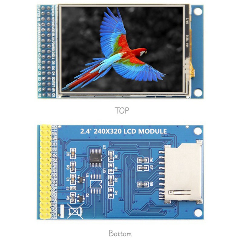 2.4 Inch TFT LCD Display ule 65K RGB Color 320x240 Resistive Without Press ILI9341 for Stm32 C51