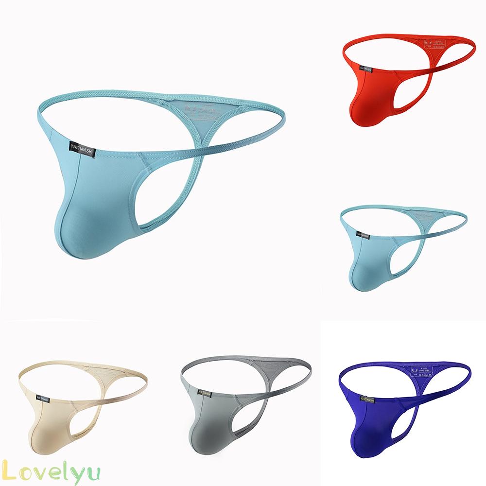 &lt;READY STOCK&gt;Men's Sex Sexy Shorts Sissy Suspender Bikini T-back Briefs Thong Bulge100% brand new！