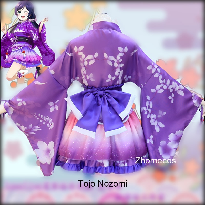 Trang phục Kimono hóa trang nhân vật hoạt hình Yazawa Nico cho nữ | BigBuy360 - bigbuy360.vn