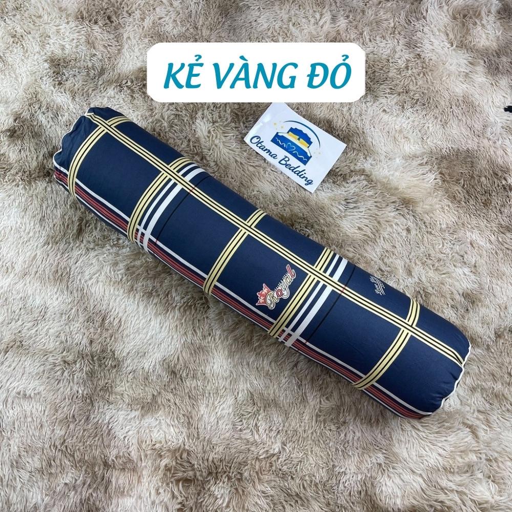 Gối ôm dài người lớn kèm ruột cotton 100% cao cấp có khóa kéo size 35x100cm