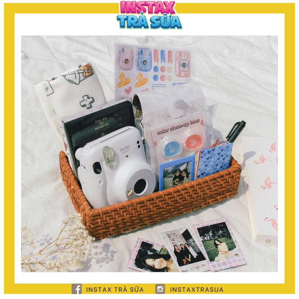 Combo Instax Mini 11 - BỘ MÁY và phụ kiện chụp ảnh lấy liền Fujifilm Instax Mini 11 -