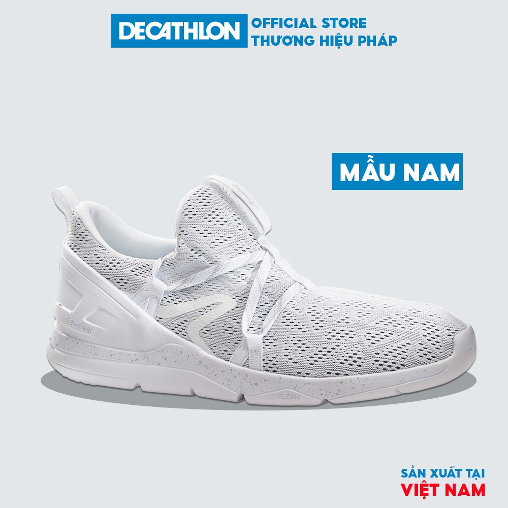 Giày đi bộ thể thao nam NEWFEEL pw 140 - trắng