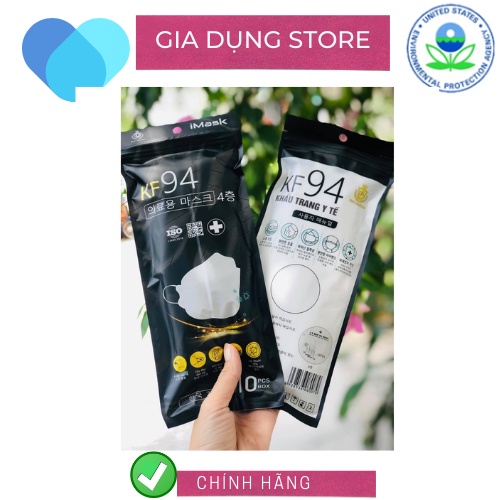 (1 túi 10 chiếc) Khẩu trang KF94 Duy Khánh kháng khuẩn, chống bụi mịn