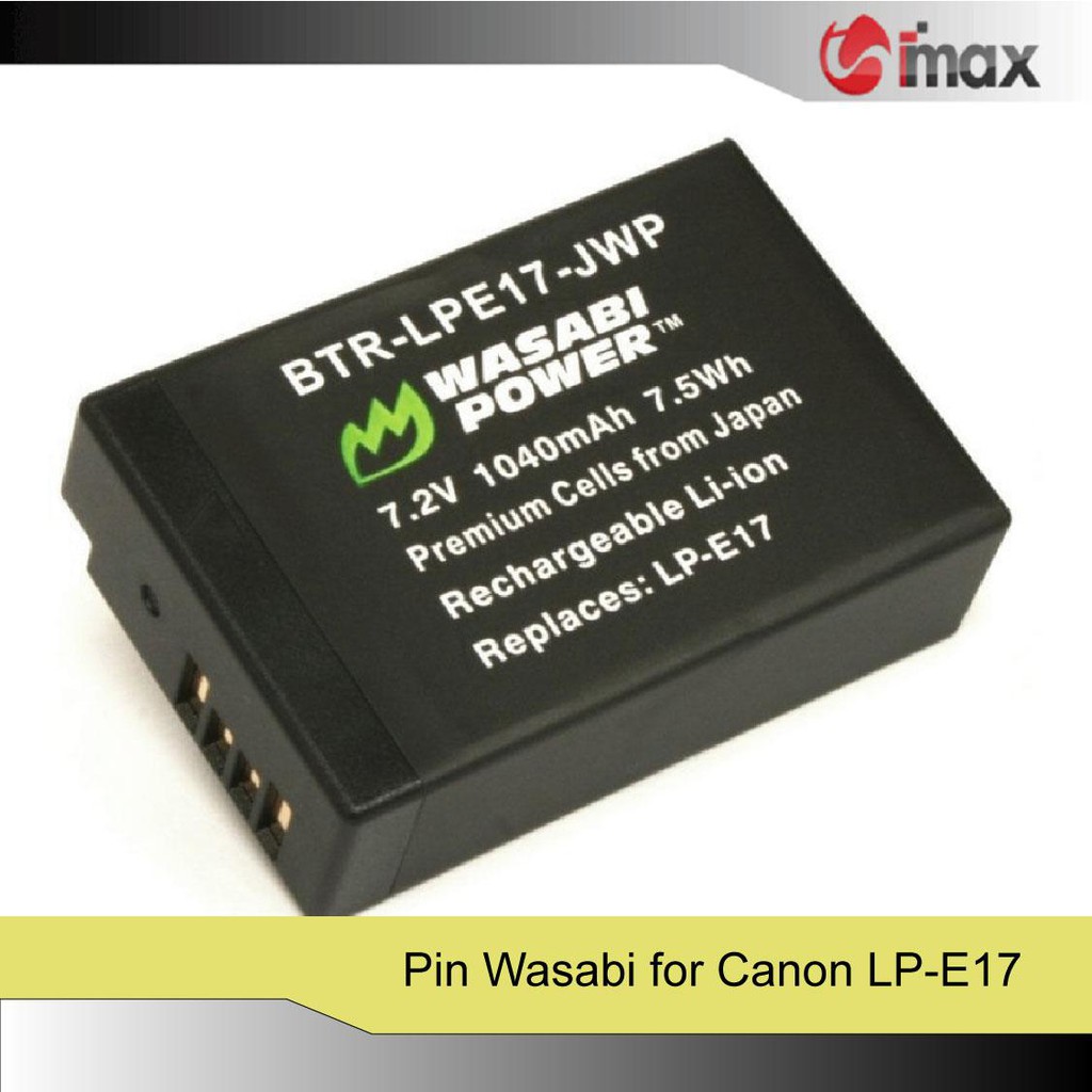 Pin máy ảnh Wasabi for Canon LP-E17