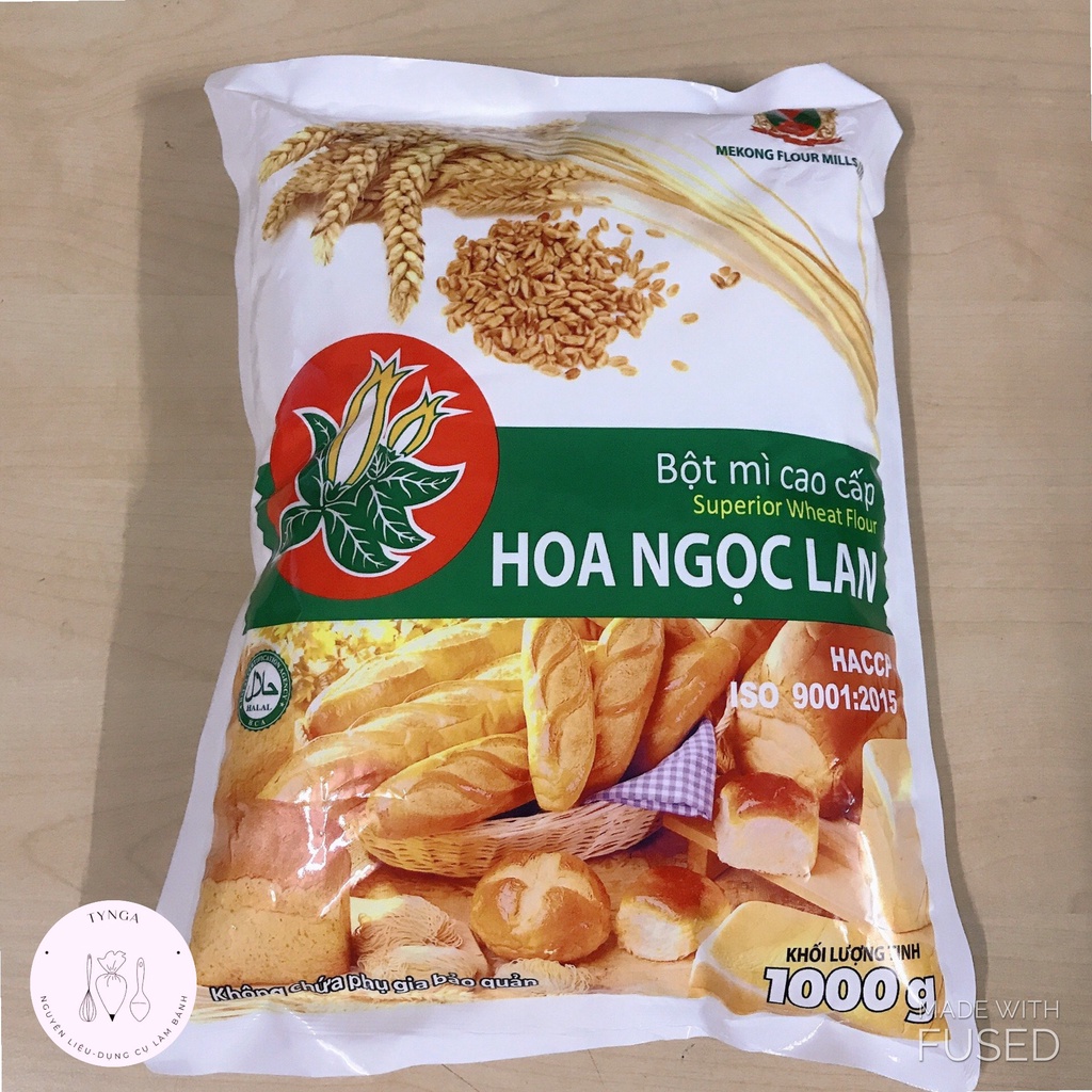 Bột Mì Cao Cấp Hoa Ngọc Lan Túi 1Kg (Bột Mì Đa Dụng) Làm Bánh Mì, Bánh Ngọt, Bánh Bao, Tẩm Bột Chiên Giòn