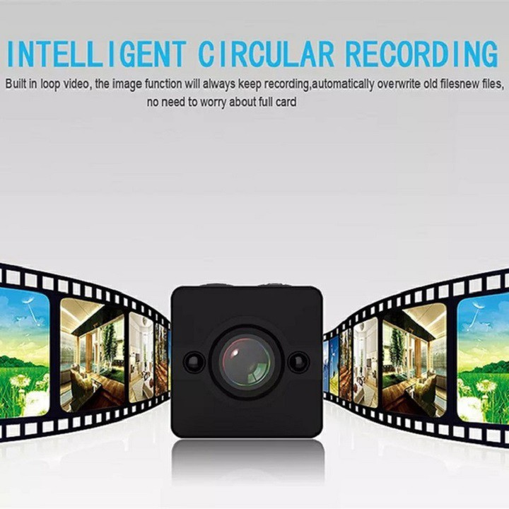 Smart buy - Camera Hành Trình Siêu Nhỏ SQ12 - Góc Quay Siêu Rộng - Chống Nước [SALE] [ Xả Hàng ]