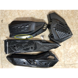 COMBO 4 MÓN XE AIRBLADE 2020-2021 125-150cc PÔ E, QUẠT, PÁT PÔ, GÁC CHÂN CACBON CAO CẤP