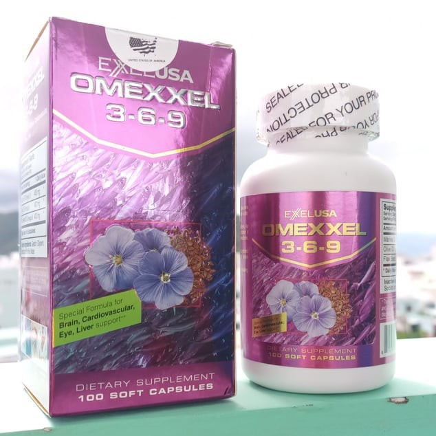Viên uống Omega 3-6-9 Omexxel, bổ tim, bổ não, sáng mắt, đẹp da