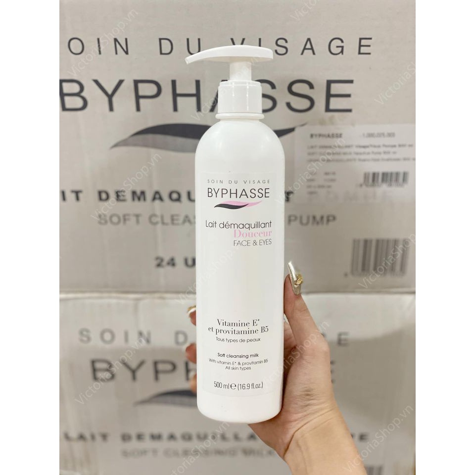 Sữa Tẩy Trang Dịu Nhẹ Byphasse Soft Cleansing Milk 500ml