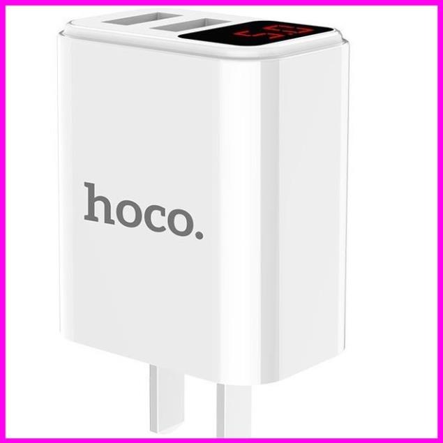 Cốc Sạc Siêu Nhanh Hoco C63A 2 Cổng USB Hàng Chính Hãng Bảo Hành 1 Năm [HOT]
