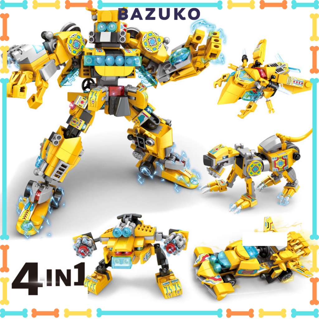 Đồ Chơi Lắp Ghép Lego Robot Bumblebee Cho Bé BAZUKO DC015