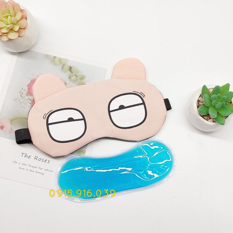 Che Mắt Ngũ Có Túi Gel, Bịt Mắt Ngủ Có Túi Nước Giao Mẫu Ngẫu Nhiên ssr