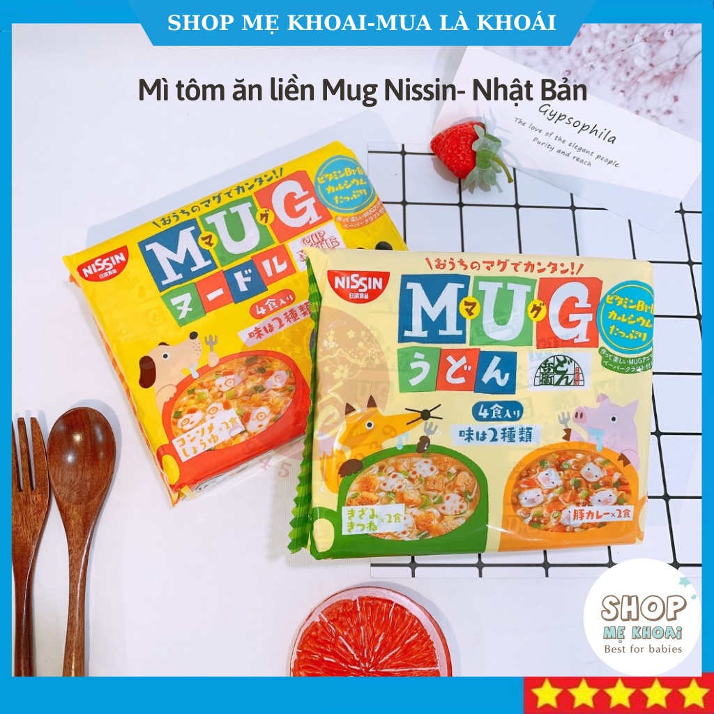 Mỳ Mug Nissin Nhật Bản Cho Bé Ăn Dặm từ 1 tuổi
