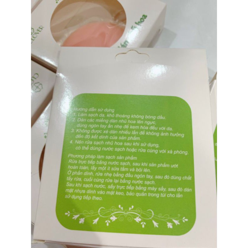 Hộp 2 Miếng Dán Nhũ Hoa Silicon