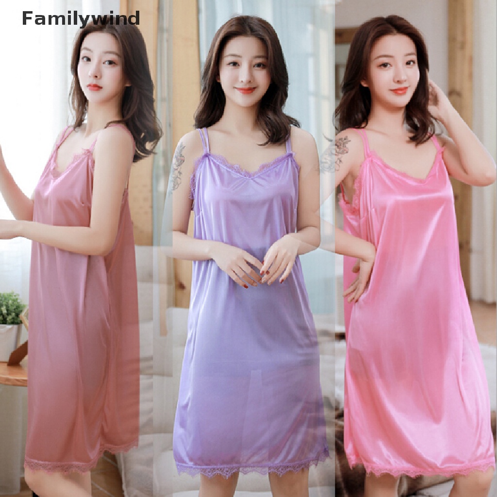 Đầm ngủ phối ren gợi cảm dành cho nữ tùy chọn màu sắc