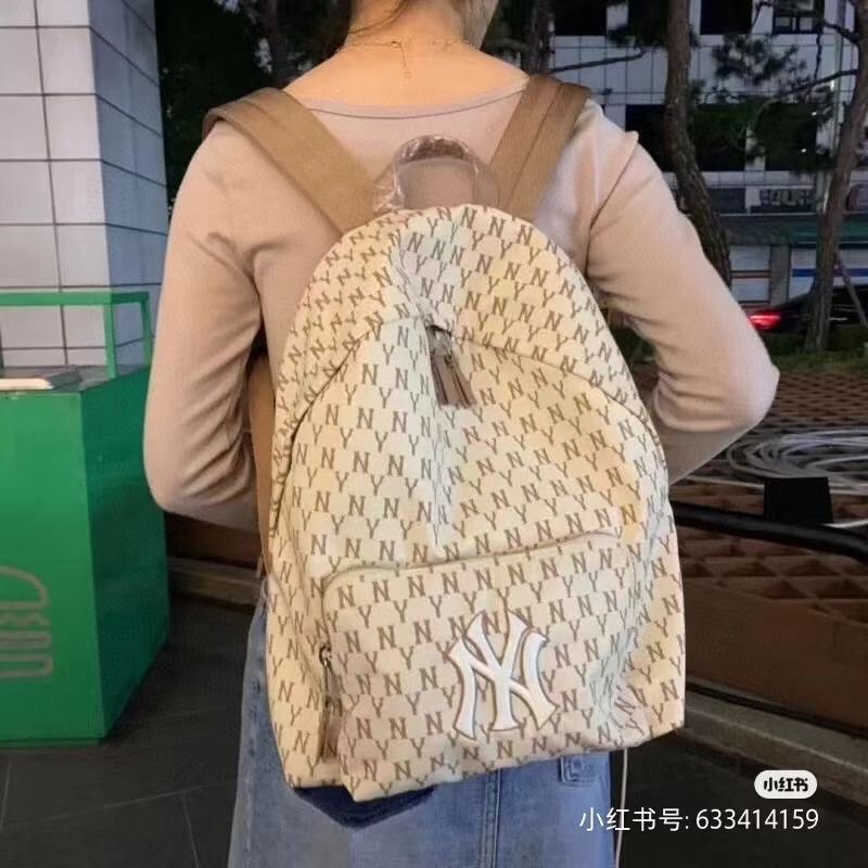 Balo unisex cặp đi học đi chơi nam nữ monogram New York Yankees