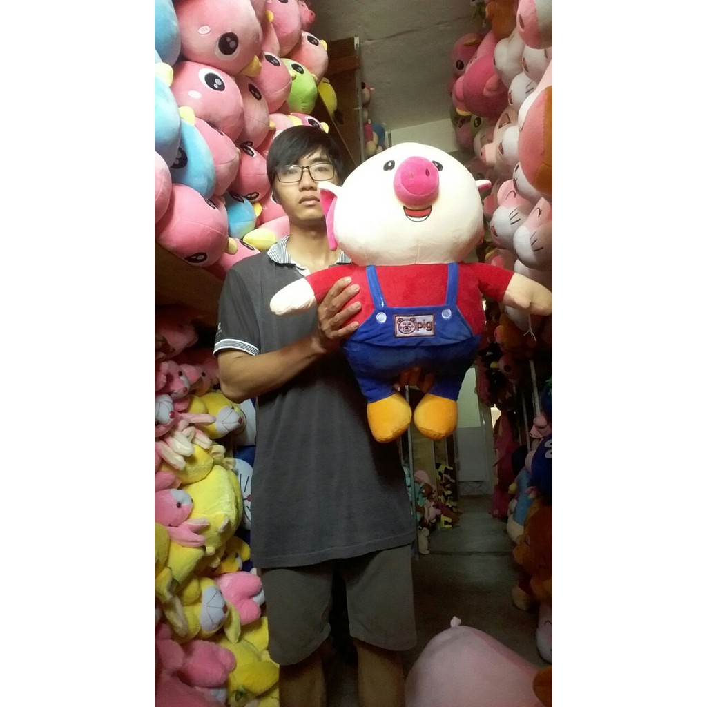 [Mã TOYDEC hoàn 20K xu đơn 50K] Heo bông tiktok quần áo dây Miễn phí gói quà + tặng thiệp.