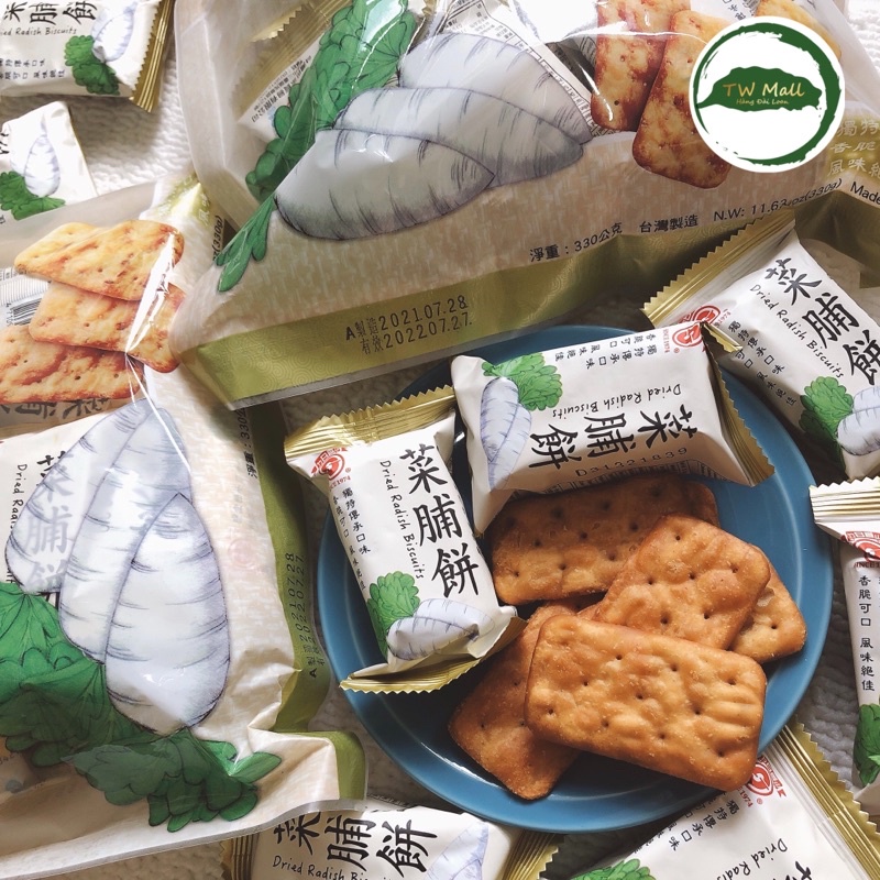 Bánh snack củ cải trắng Đài Loan Ri Xiang 330g - Tw Mall