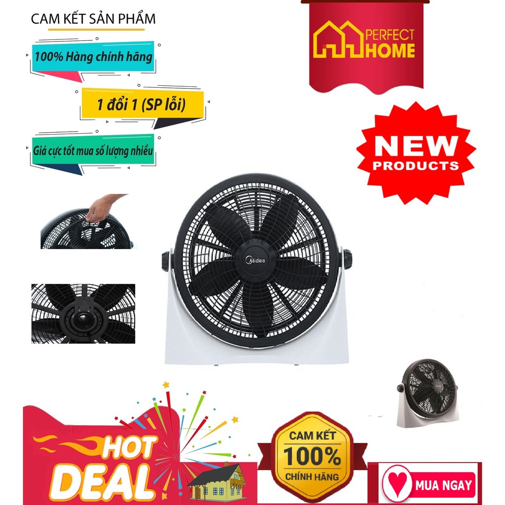 BÃO SALE {Hàng chính hãng} ( Hàng_Chính hãng) Quạt hộp Midea FB40-9H