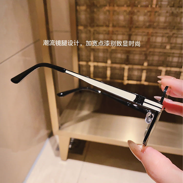Kính Cận Gọng Kim Loại Siêu Mỏng Thời Trang Cho Nữ kính cận có độ- 0.5 ~ - 4.0 /1.56 HD ống kính