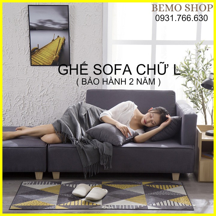 Ghế sofa góc chữ L phòng khách