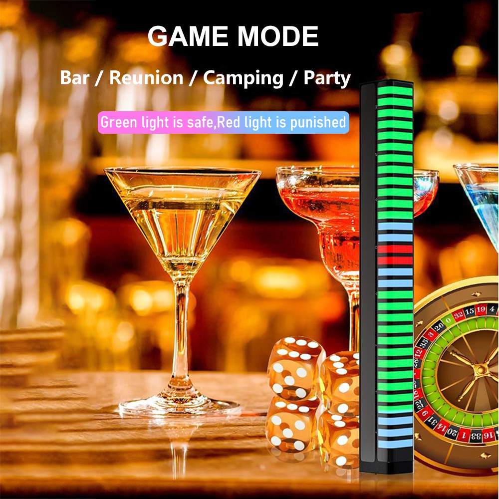 Đèn Led Rgb 32 Bit điều khiển bằng giọng nói nhiều màu sắc sáng tạo dành cho xe hơi